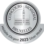 Médaille d'argent concours mondial de Bruxelles 2023